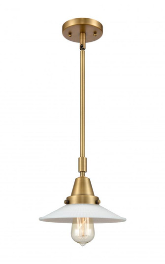 Halophane - 1 Light - 9 inch - Brushed Brass - Mini Pendant (3442|447-1S-BB-G1-LED)