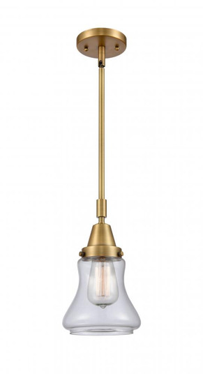 Bellmont - 1 Light - 7 inch - Brushed Brass - Mini Pendant (3442|447-1S-BB-G192-LED)