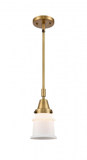 Canton - 1 Light - 7 inch - Brushed Brass - Mini Pendant (3442|447-1S-BB-G181S)