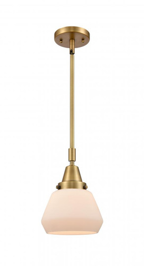 Fulton - 1 Light - 7 inch - Brushed Brass - Mini Pendant (3442|447-1S-BB-G171-LED)