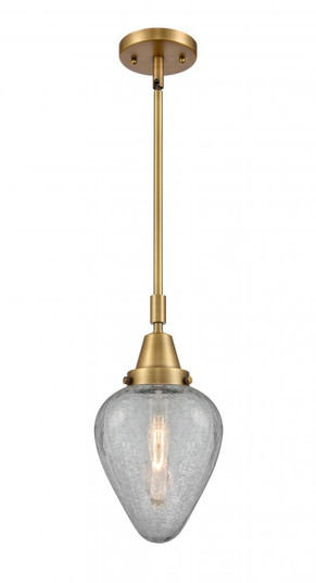 Geneseo - 1 Light - 7 inch - Brushed Brass - Mini Pendant (3442|447-1S-BB-G165-LED)