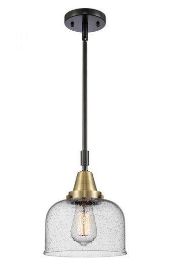 Bell - 1 Light - 8 inch - Black Antique Brass - Mini Pendant (3442|447-1S-BAB-G74)