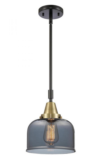 Bell - 1 Light - 8 inch - Black Antique Brass - Mini Pendant (3442|447-1S-BAB-G73)