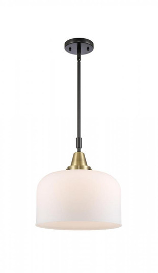 Bell - 1 Light - 12 inch - Black Antique Brass - Mini Pendant (3442|447-1S-BAB-G71-L)