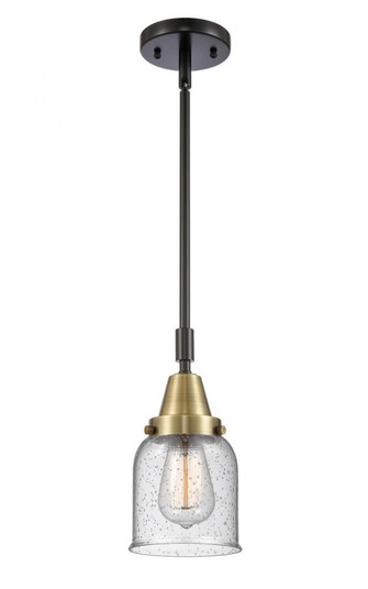 Bell - 1 Light - 5 inch - Black Antique Brass - Mini Pendant (3442|447-1S-BAB-G54)
