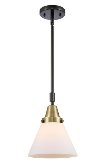 Cone - 1 Light - 8 inch - Black Antique Brass - Mini Pendant (3442|447-1S-BAB-G41-LED)