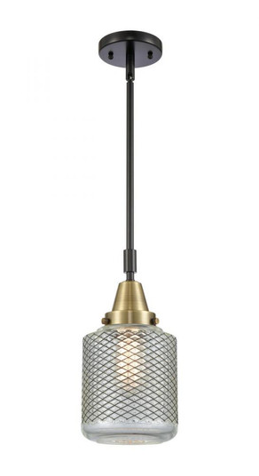 Stanton - 1 Light - 6 inch - Black Antique Brass - Mini Pendant (3442|447-1S-BAB-G262-LED)