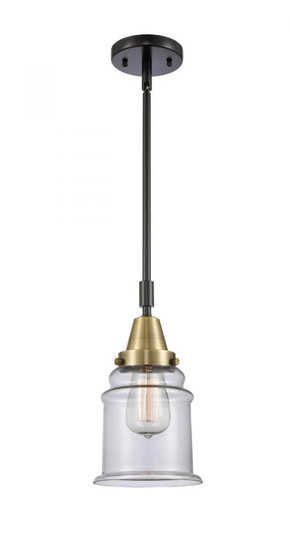Canton - 1 Light - 7 inch - Black Antique Brass - Mini Pendant (3442|447-1S-BAB-G182-LED)