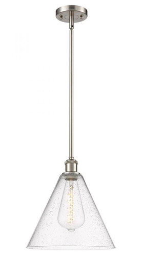 Berkshire - 1 Light - 12 inch - Brushed Satin Nickel - Mini Pendant (3442|516-1S-SN-GBC-124-LED)