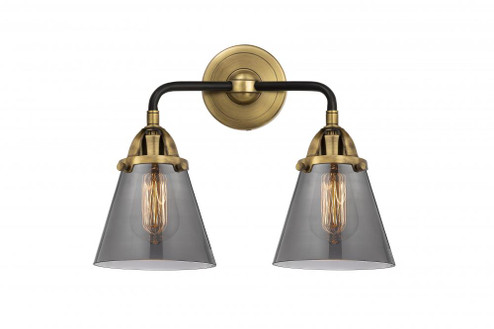 Cone - 2 Light - 14 inch - Black Antique Brass - Bath Vanity Light (3442|288-2W-BAB-G63)