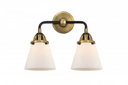 Cone - 2 Light - 14 inch - Black Antique Brass - Bath Vanity Light (3442|288-2W-BAB-G61)