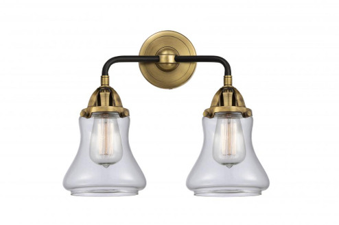 Bellmont - 2 Light - 14 inch - Black Antique Brass - Bath Vanity Light (3442|288-2W-BAB-G192-LED)
