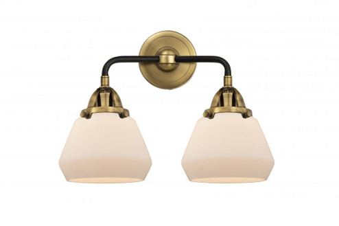Fulton - 2 Light - 15 inch - Black Antique Brass - Bath Vanity Light (3442|288-2W-BAB-G171-LED)