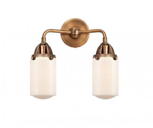 Dover - 2 Light - 13 inch - Antique Copper - Bath Vanity Light (3442|288-2W-AC-G311)