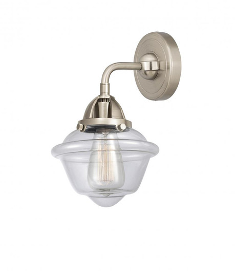 Oxford - 1 Light - 8 inch - Brushed Satin Nickel - Sconce (3442|288-1W-SN-G532-LED)