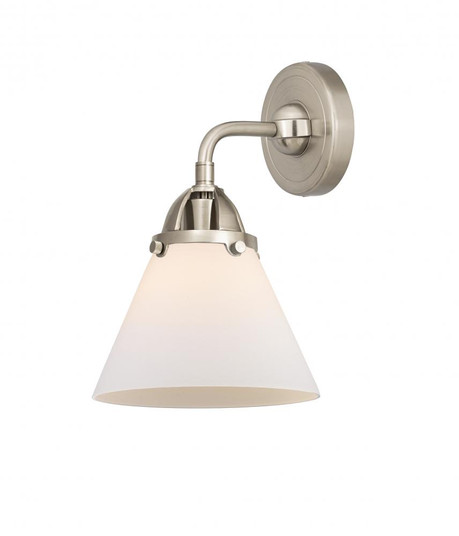 Cone - 1 Light - 8 inch - Brushed Satin Nickel - Sconce (3442|288-1W-SN-G41-LED)