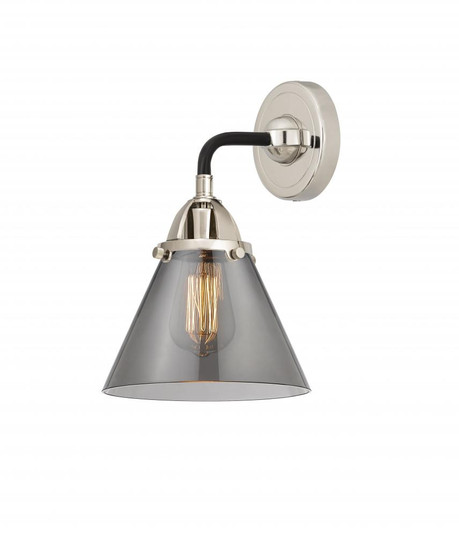 Cone - 1 Light - 8 inch - Black Polished Nickel - Sconce (3442|288-1W-BPN-G43)