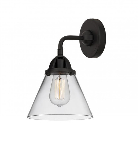 Cone - 1 Light - 8 inch - Matte Black - Sconce (3442|288-1W-BK-G42-LED)