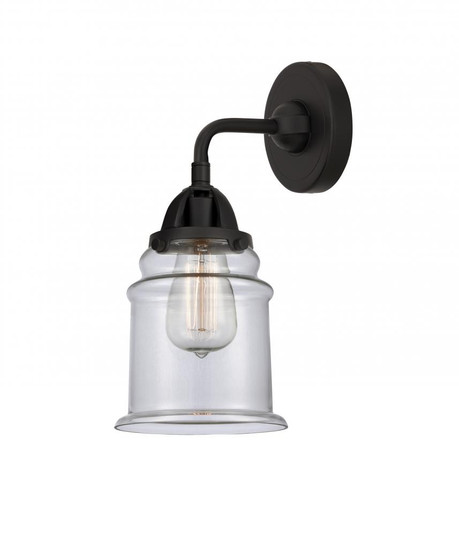 Canton - 1 Light - 6 inch - Matte Black - Sconce (3442|288-1W-BK-G182)