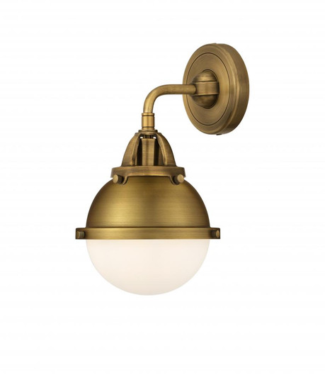 Hampden - 1 Light - 7 inch - Brushed Brass - Sconce (3442|288-1W-BB-HFS-61-BB-LED)