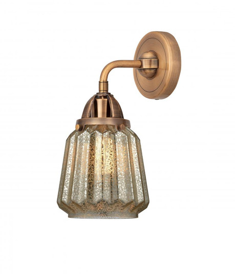 Chatham - 1 Light - 7 inch - Antique Copper - Sconce (3442|288-1W-AC-G146-LED)