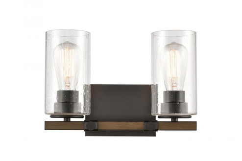 Westlake - 2 Light - 13 inch - Matte Black - Bath Vanity Light (3442|445-2W-BK-G4454-LED)