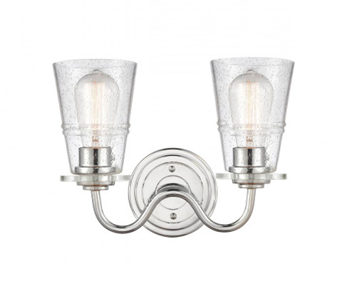 Scarlett - 2 Light - 14 inch - Polished Chrome - Bath Vanity Light (3442|421-2W-PC-G4214-LED)