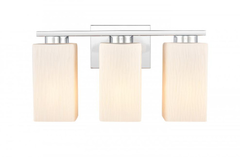 Juneau - 3 Light - 17 inch - Polished Chrome - Bath Vanity Light (3442|419-3W-PC-G4191-LED)