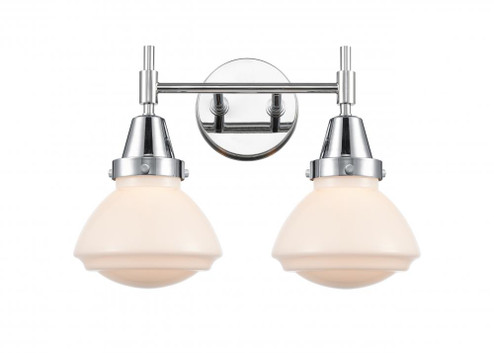 Olean - 2 Light - 16 inch - Polished Chrome - Bath Vanity Light (3442|447-2W-PC-G321-LED)