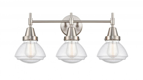 Olean - 3 Light - 25 inch - Satin Nickel - Bath Vanity Light (3442|447-3W-SN-G324-LED)