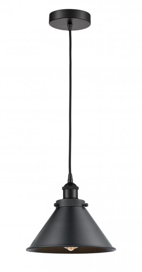 Briarcliff - 1 Light - 10 inch - Matte Black - Cord hung - Mini Pendant (3442|616-1PH-BK-M10-BK)