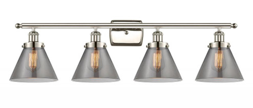 Cone - 4 Light - 38 inch - Polished Nickel - Bath Vanity Light (3442|916-4W-PN-G43)
