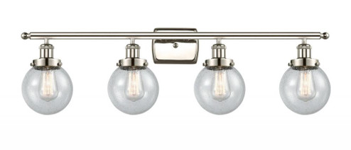 Beacon - 4 Light - 36 inch - Polished Nickel - Bath Vanity Light (3442|916-4W-PN-G204-6)