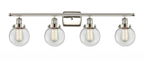 Beacon - 4 Light - 36 inch - Polished Nickel - Bath Vanity Light (3442|916-4W-PN-G202-6)