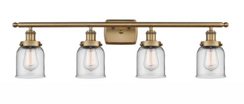 Bell - 4 Light - 36 inch - Brushed Brass - Bath Vanity Light (3442|916-4W-BB-G52)