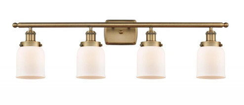 Bell - 4 Light - 36 inch - Brushed Brass - Bath Vanity Light (3442|916-4W-BB-G51)