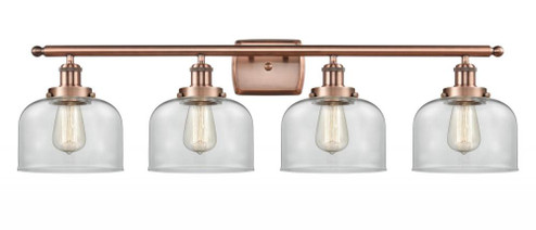 Bell - 4 Light - 38 inch - Antique Copper - Bath Vanity Light (3442|916-4W-AC-G72-LED)