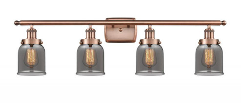 Bell - 4 Light - 36 inch - Antique Copper - Bath Vanity Light (3442|916-4W-AC-G53)