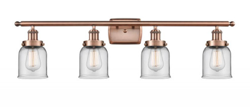 Bell - 4 Light - 36 inch - Antique Copper - Bath Vanity Light (3442|916-4W-AC-G52-LED)