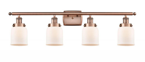 Bell - 4 Light - 36 inch - Antique Copper - Bath Vanity Light (3442|916-4W-AC-G51-LED)
