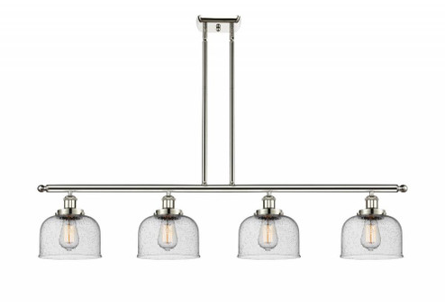 Bell - 4 Light - 48 inch - Polished Nickel - Stem Hung - Island Light (3442|916-4I-PN-G74-LED)