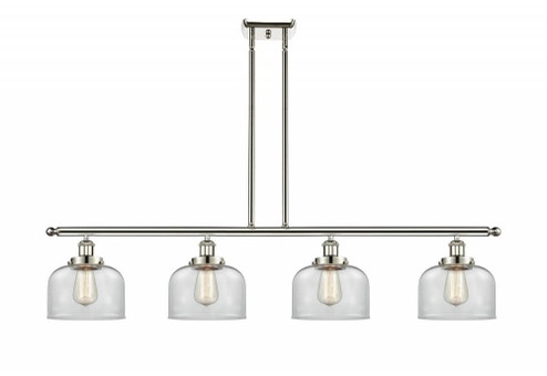 Bell - 4 Light - 48 inch - Polished Nickel - Stem Hung - Island Light (3442|916-4I-PN-G72)