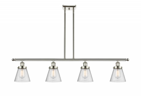 Cone - 4 Light - 48 inch - Polished Nickel - Stem Hung - Island Light (3442|916-4I-PN-G64-LED)