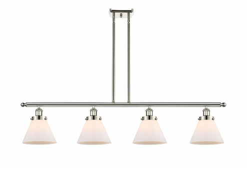 Cone - 4 Light - 48 inch - Polished Nickel - Stem Hung - Island Light (3442|916-4I-PN-G41)