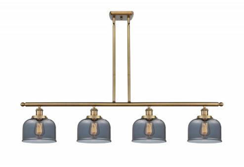 Bell - 4 Light - 48 inch - Brushed Brass - Stem Hung - Island Light (3442|916-4I-BB-G73-LED)