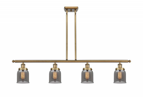 Bell - 4 Light - 48 inch - Brushed Brass - Stem Hung - Island Light (3442|916-4I-BB-G53-LED)