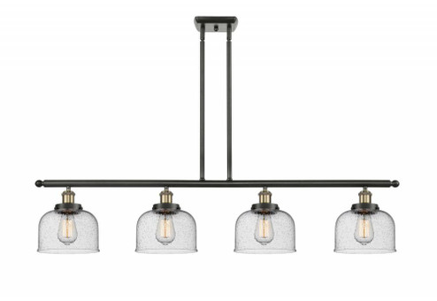 Bell - 4 Light - 48 inch - Black Antique Brass - Stem Hung - Island Light (3442|916-4I-BAB-G74)