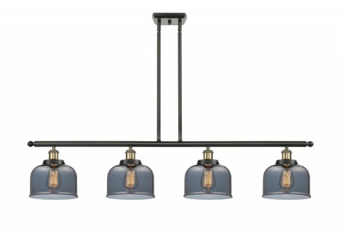 Bell - 4 Light - 48 inch - Black Antique Brass - Stem Hung - Island Light (3442|916-4I-BAB-G73)