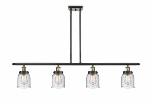 Bell - 4 Light - 48 inch - Black Antique Brass - Stem Hung - Island Light (3442|916-4I-BAB-G54)