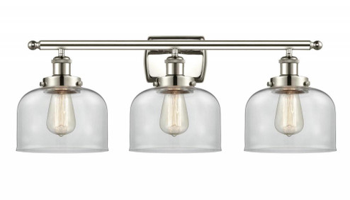 Bell - 3 Light - 28 inch - Polished Nickel - Bath Vanity Light (3442|916-3W-PN-G72-LED)